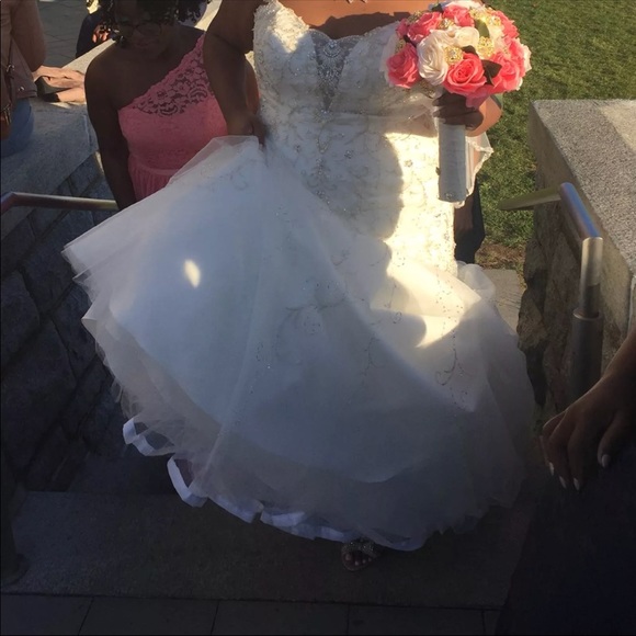 Alfredo Angelo Plus Sized Wedding Dress - Picture 2 of 4